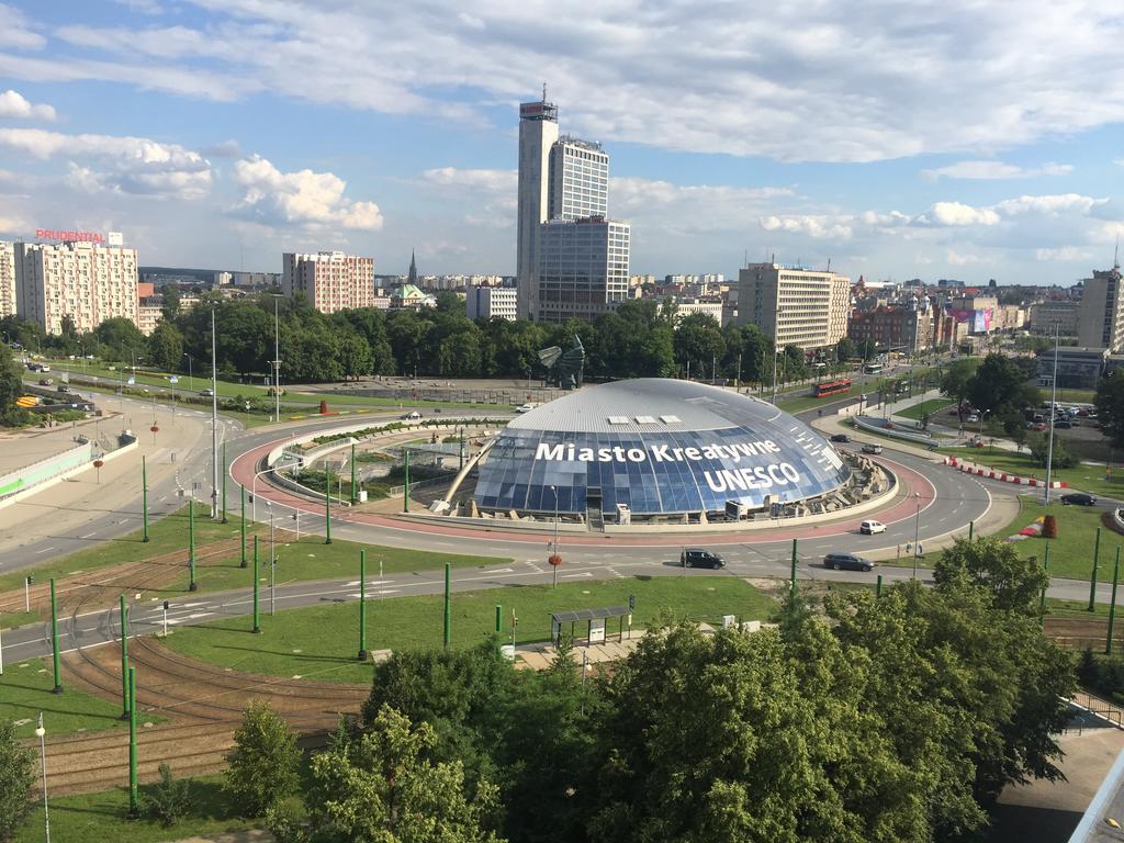 דירות קטוביץ Apartament Panorama Spodek מראה חיצוני תמונה